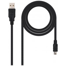 CABLE USB 2.0 TIPO A/M-MINI USB 5PIN/M 1.0 M NANOCABLE