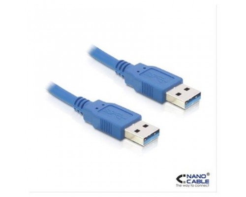 CABLE EXTENSION USB 3.0 TIPO A/M-A/M AZUL 1M NANOCABLE