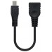 CABLE USB 2.0 OTG TIPO MICRO B/M-A/H 15 CM NEGRO NANOCABLE