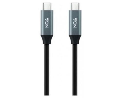 CABLE USB 3.2 GEN2x2 20Gbps 5A 100W USB-C/M USB-C/M 0.5 M NEGRO NANOCABLE