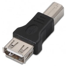 ADAPTADOR USB TIPO A/H - B/M NEGRO NANOCABLE