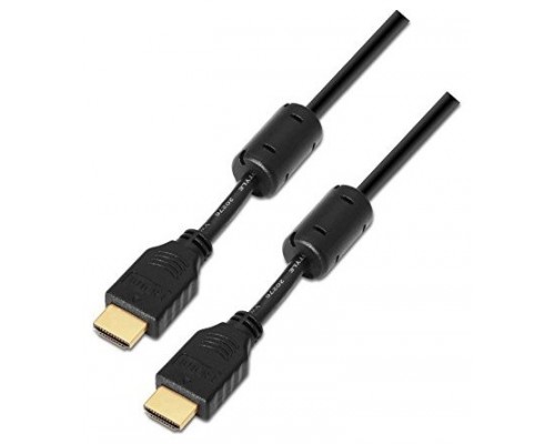 CABLE HDMI V1.4 (ALTA VELOCIDAD/HEC) FERRITA TIPO A/M-A/M NEGRO 5M NANOCABLE