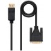 CONVERSOR DISPLAYPORT A DVI 1 M NANOCABLE