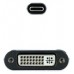 CONVERSOR USB-C A DVI-D 15 CM GRIS NANOCABLE