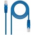 CABLE DE RED LATIGUILLO RJ45 CAT.5E UTP AWG24 3 M AZUL NANOCABLE