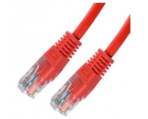 CABLE DE RED LATIGUILLO RJ45 UTP CAT6 AWG24 2 M ROJO NANOCABLE