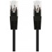 CABLE DE RED LATIGUILLO RJ45 UTP CAT6 AWG24 3 M NEGRO NANOCABLE