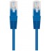 CABLE DE RED LATIGUILLO RJ45 UTP CAT6 AWG24 3 M AZUL NANOCABLE