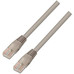 CABLE DE RED LATIGUILLO RJ45 UTP CAT6 AWG24 LSZH 3 M GRIS NANOCABLE