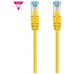 CABLE DE RED LATIGUILLO 600MHZ LSZH SFTP PIMF CAT7 AWG26 2 M AMARILLO NANOCABLE