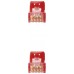 CABLE DE RED LATIGUILLO RJ45 UTP CAT6A AWG24 0.5 M ROJO NANOCABLE