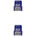 CABLE DE RED LATIGUILLO RJ45 UTP CAT6A AWG24 1 M AZUL NANOCABLE