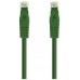 CABLE DE RED LATIGUILLO RJ45 UTP CAT6A AWG24 1 M VERDE NANOCABLE