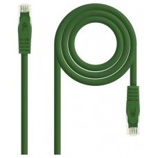 CABLE DE RED LATIGUILLO RJ45 UTP CAT6A AWG24 2 M VERDE NANOCABLE