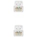 CABLE DE RED LATIGUILLO RJ45 UTP CAT6A AWG24 2 M BLANCO NANOCABLE