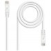 CABLE DE RED LATIGUILLO RJ45 UTP CAT6A AWG24 3 M BLANCO NANOCABLE