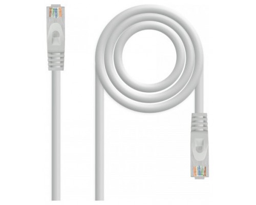 CABLE DE RED LATIGUILLO RJ45 UTP CAT6A AWG24 7 M GRIS NANOCABLE