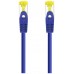 CABLE DE RED LATIGUILLO RJ45 SFTP CAT6A AWG26 2 M AZUL NANOCABLE