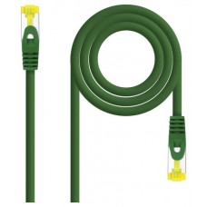 CABLE DE RED LATIGUILLO RJ45 SFTP CAT6A AWG26 2 M VERDE NANOCABLE