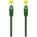 CABLE DE RED LATIGUILLO RJ45 SFTP CAT6A AWG26 2 M VERDE NANOCABLE