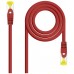 CABLE DE RED LATIGUILLO RJ45 SFTP CAT6A AWG26 2 M ROJO NANOCABLE