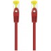 CABLE DE RED LATIGUILLO RJ45 SFTP CAT6A AWG26 2 M ROJO NANOCABLE