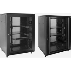 ARMARIO DE SUELO RACK 19"" 32U 800x800 PUERTA DE CRISTAL