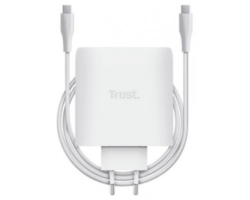 CARGADOR PARED/VIAJE 2xUSB-C 100W MAXO BLANCO TRUST