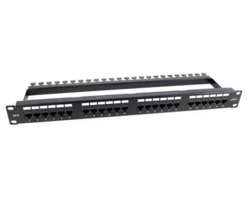 PATCH PANEL 24 PORT 19"" KEYSTONE