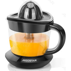 EXPRIMIDOR ELECTRICO DE CITRICOS 40W 0.7L NEGRO AIGOSTAR