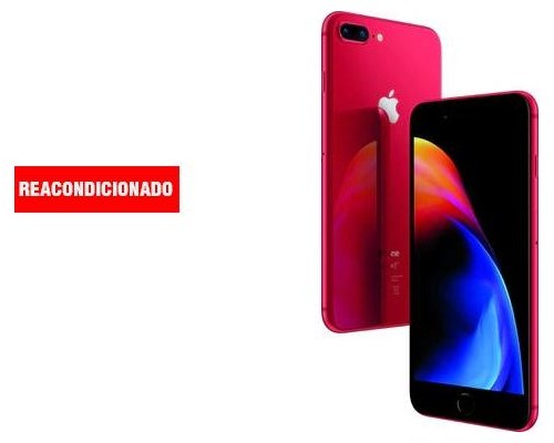 APPLE iPHONE 8 PLUS 64 GB RED REACONDICIONADO GRADO A