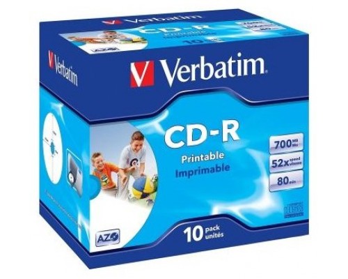 CD VERBATIM PRINT 700MB 10U