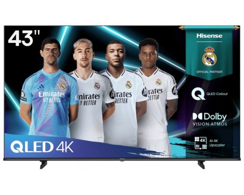 TELEVISOR 43"" QLED UHD 4K QUANTUM DOT 43E7Q SMART TV HISENSE