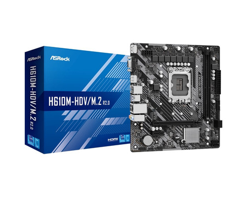 PLACA BASE ASROCK-PB H610M-HDV M2 R2