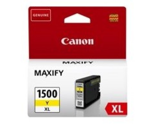 CARTUCHO TINTA AMARILLO CANON PGI-1500 XL