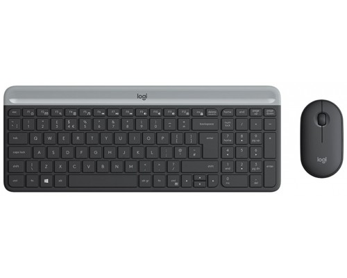 TECLADO + RATON WIRELESS MK470 SLIM NEGRO LOGITECH