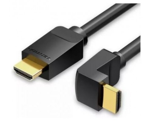 CABLE HDMI V2.0 4K M-M ACODADO 90º 1.5 M NEGRO VENTION