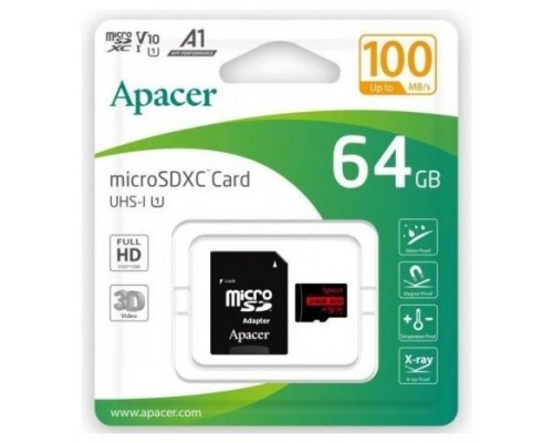 APACER-MICROSD 64GB AP64GMCSX1