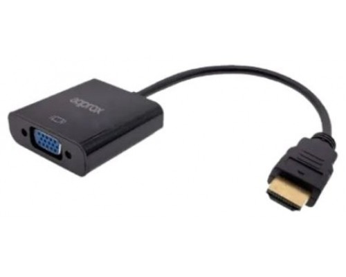 ADAPTADOR HDMI A VGA + SALIDA AUDIO APPROX