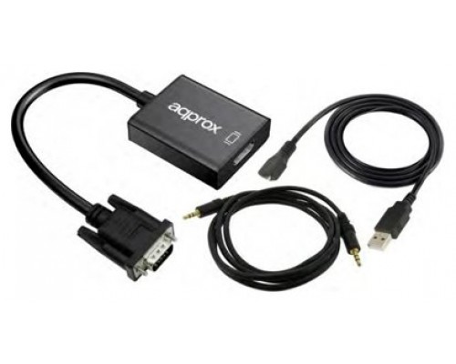 ADAPTADOR VGA A HDMI APPROX