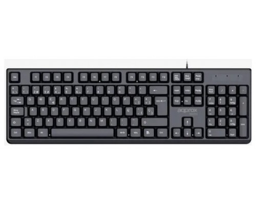 TECLADO MX205 NEGRO APPROX