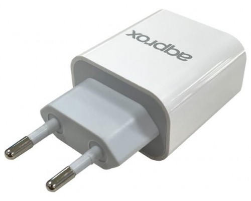 CARGADOR USB DE VIAJE/PARED 3.0A TYPE-C BLANCO APPROX