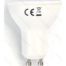 BOMBILLA LED GU10 6W 3000K LUZ CALIDA 480LM AIGOSTAR-AA0 BOMBILLA LED GU10 6W 3000K LUZ CALIDA 480LM AIGOSTAR