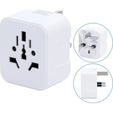 ADAPTADOR DE VIAJE UNIVERSAL A TIPO BRITANICO BLANCO AIGOSTAR