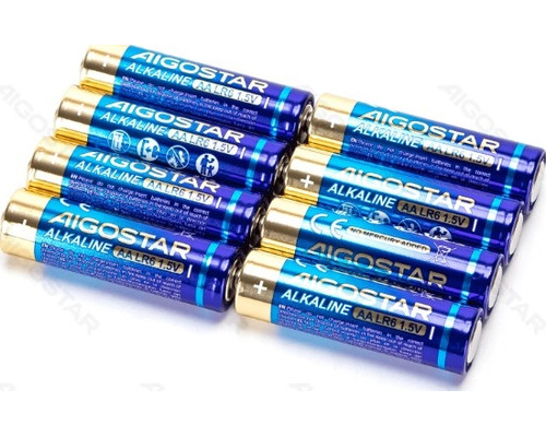 PILA ALCALINA LR6 (AA) 1.5V 8 UDS AIGOSTAR