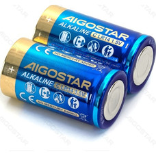PILA ALCALINA LR14 (C) 1.5V 2 UDS AIGOSTAR