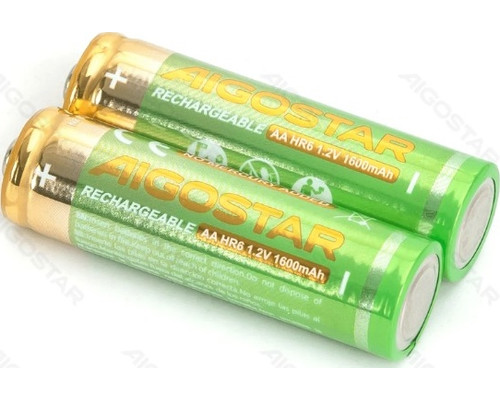 PILA RECARGABLE HR6 (AA) 1.2V 2 UDS AIGOSTAR