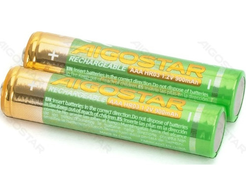 PILA RECARGABLE HR03 (AAA) 1.2V 2 UDS AIGOSTAR