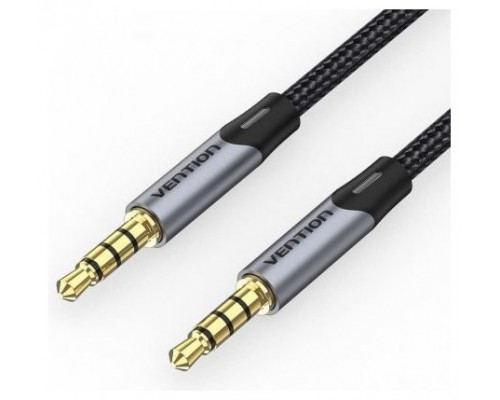 CABLE AUDIO ESTEREO JACK 3.5/M JACK 3.5/M 0.5 M GRIS VENTION