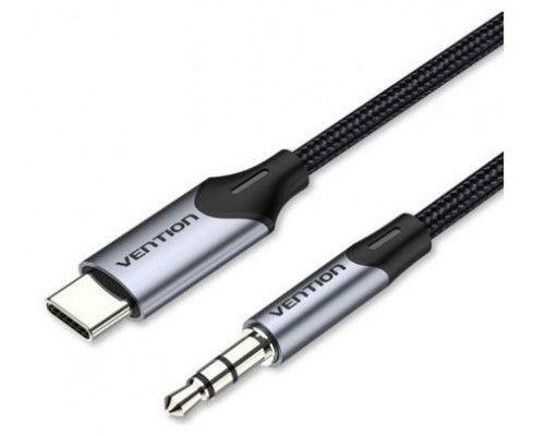 CONVERSOR USB-C/M A JACK 3.5/M 1 M GRIS VENTION